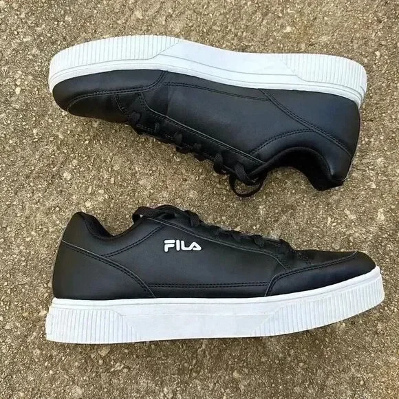 Fila Unlock Court Black Synthetic Lifestyle Sneakers Shoes Men’s Size 11 - Picture 9 of 10